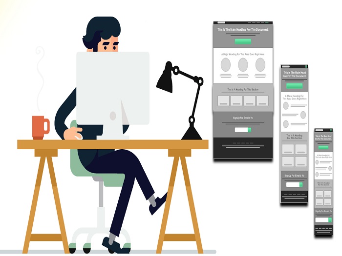 طراحی پروتوتایپ وبسایت