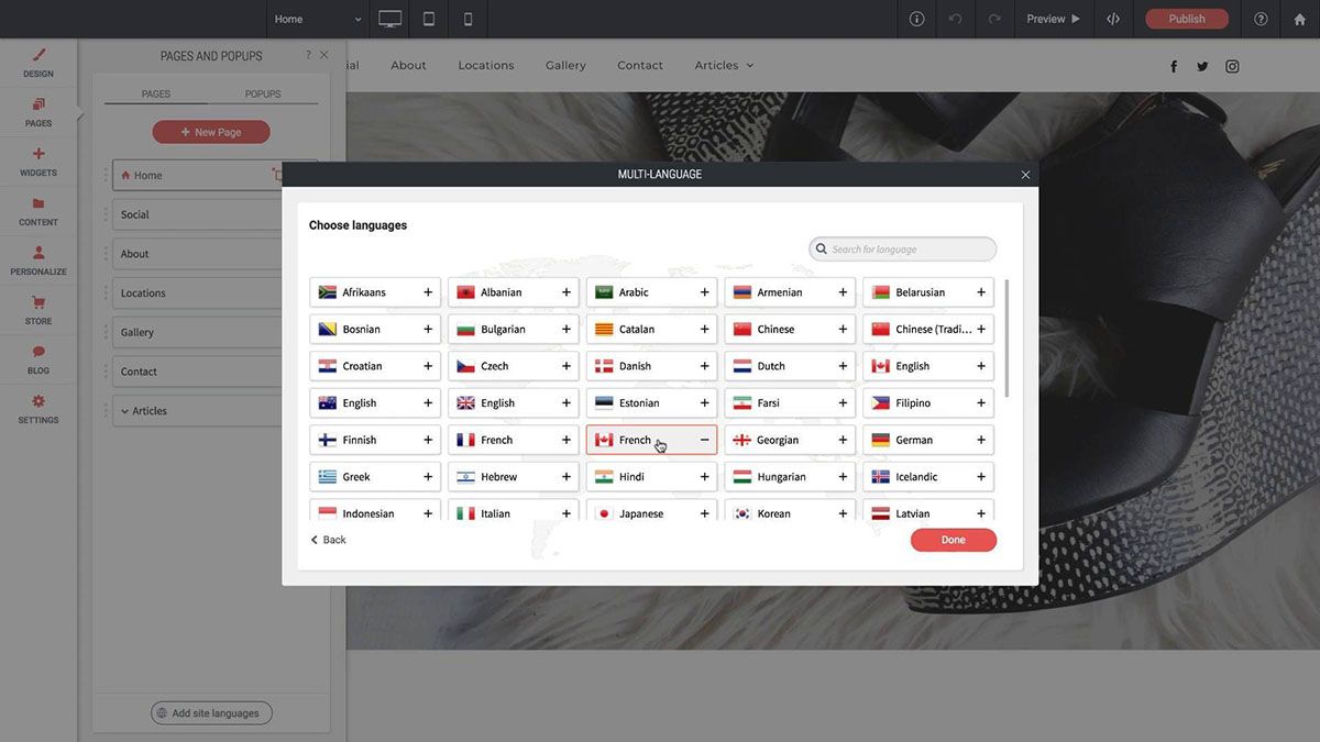 طراحی سایت های دو زبانه یا چند زبانه