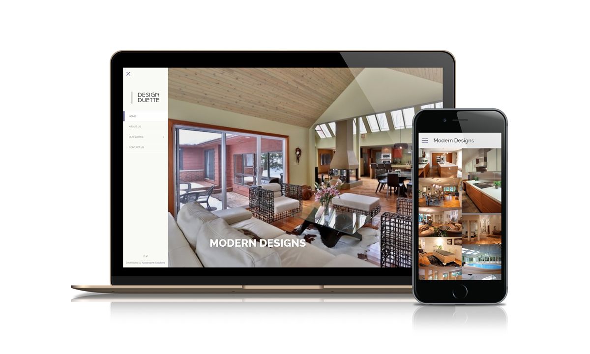 طراحی وب سایت دکوراسیون داخلی