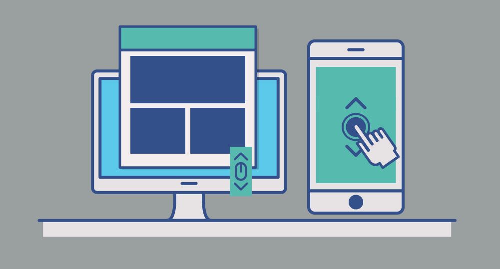 طراحی سایت با اسکرول طولانی