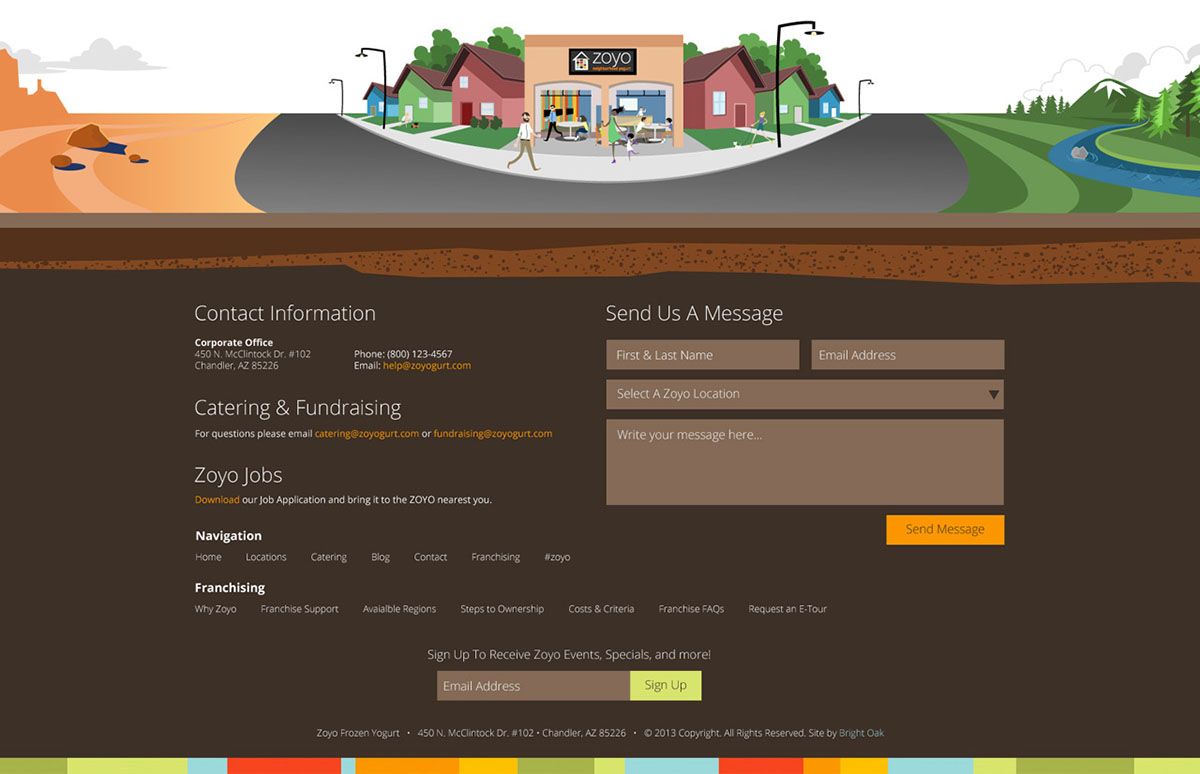 روش های طراحی فوتر وب سایت