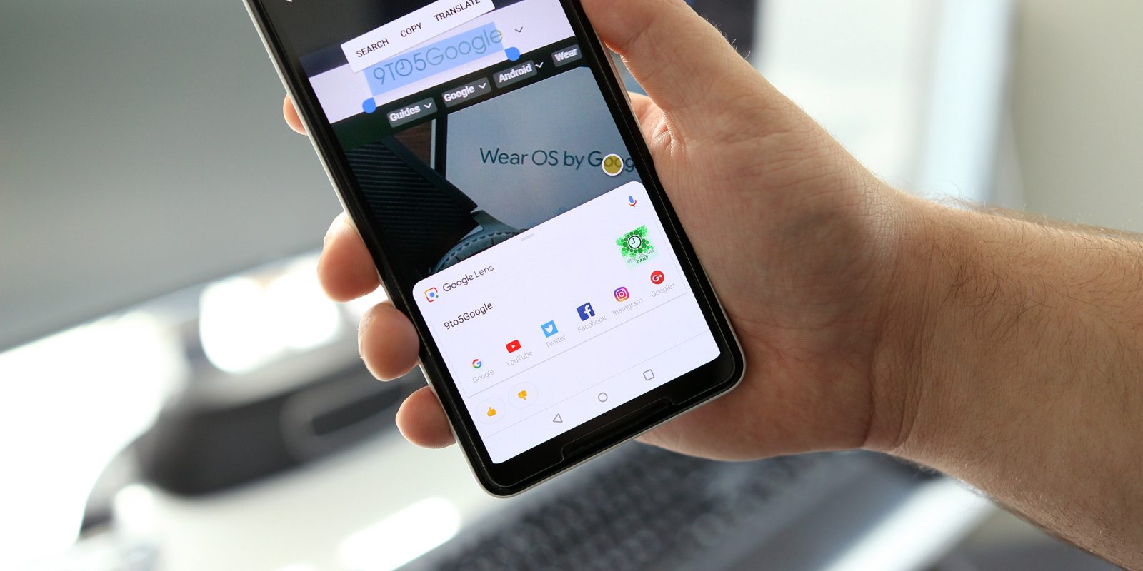 برنامه گوگل لنز